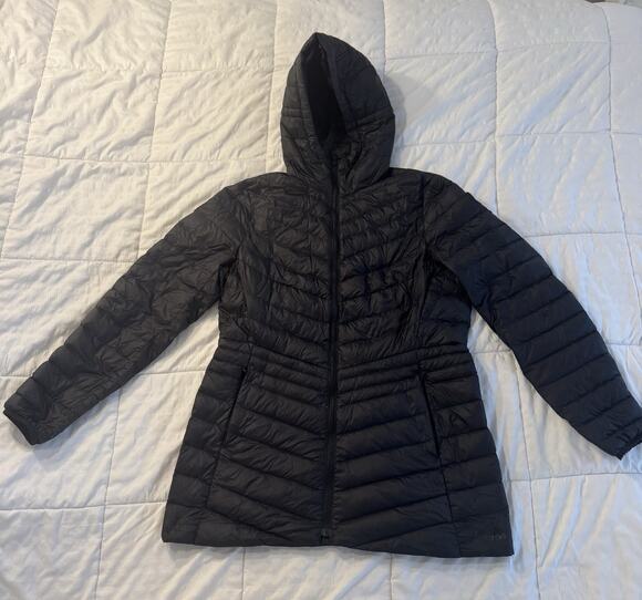 Land's End Jackets & Blazers - Lands’ End Wanderweight Down Jacket Black Packable Winter Down Women's Medium